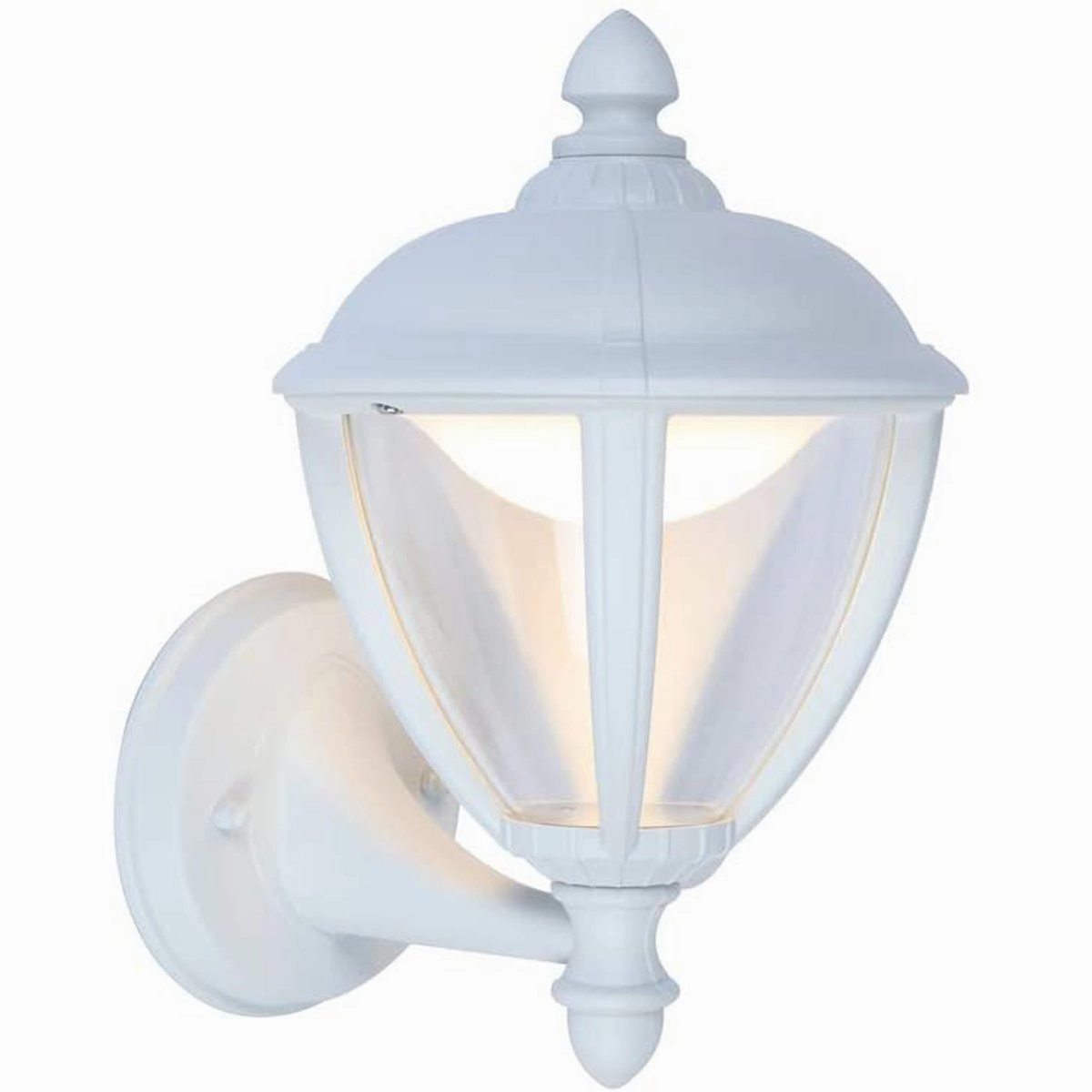 CGC CINDY White Outdoor LED Wall Coach Lantern Light