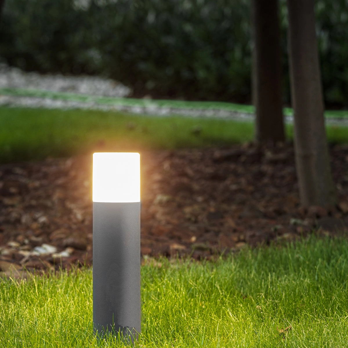 CGC CORTEZ Dark Grey Medium Outdoor Post LightMotion activated driveway security lights