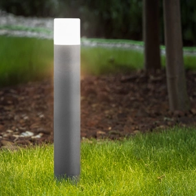 CGC CORTEZ Dark Grey Tall Outdoor Post LightMotion activated driveway security lights