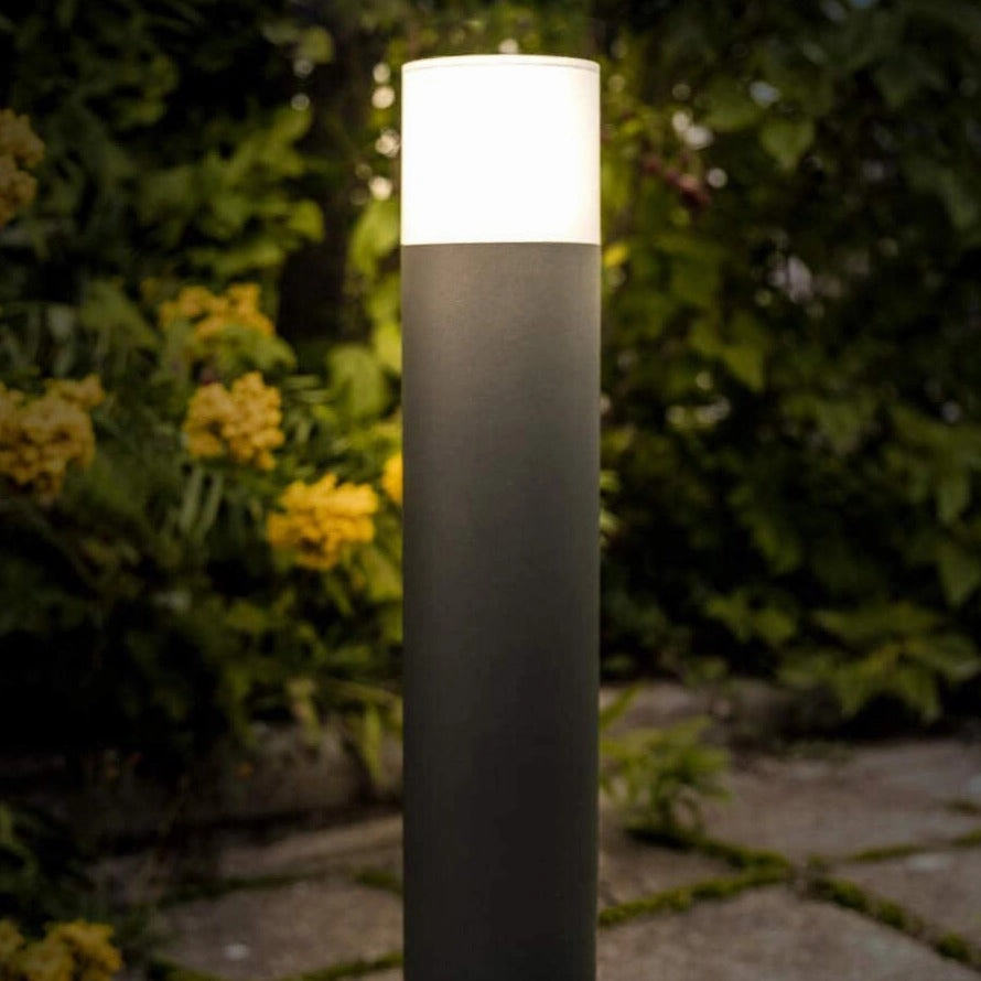 CGC CORTEZ Dark Grey Tall Outdoor Post Light