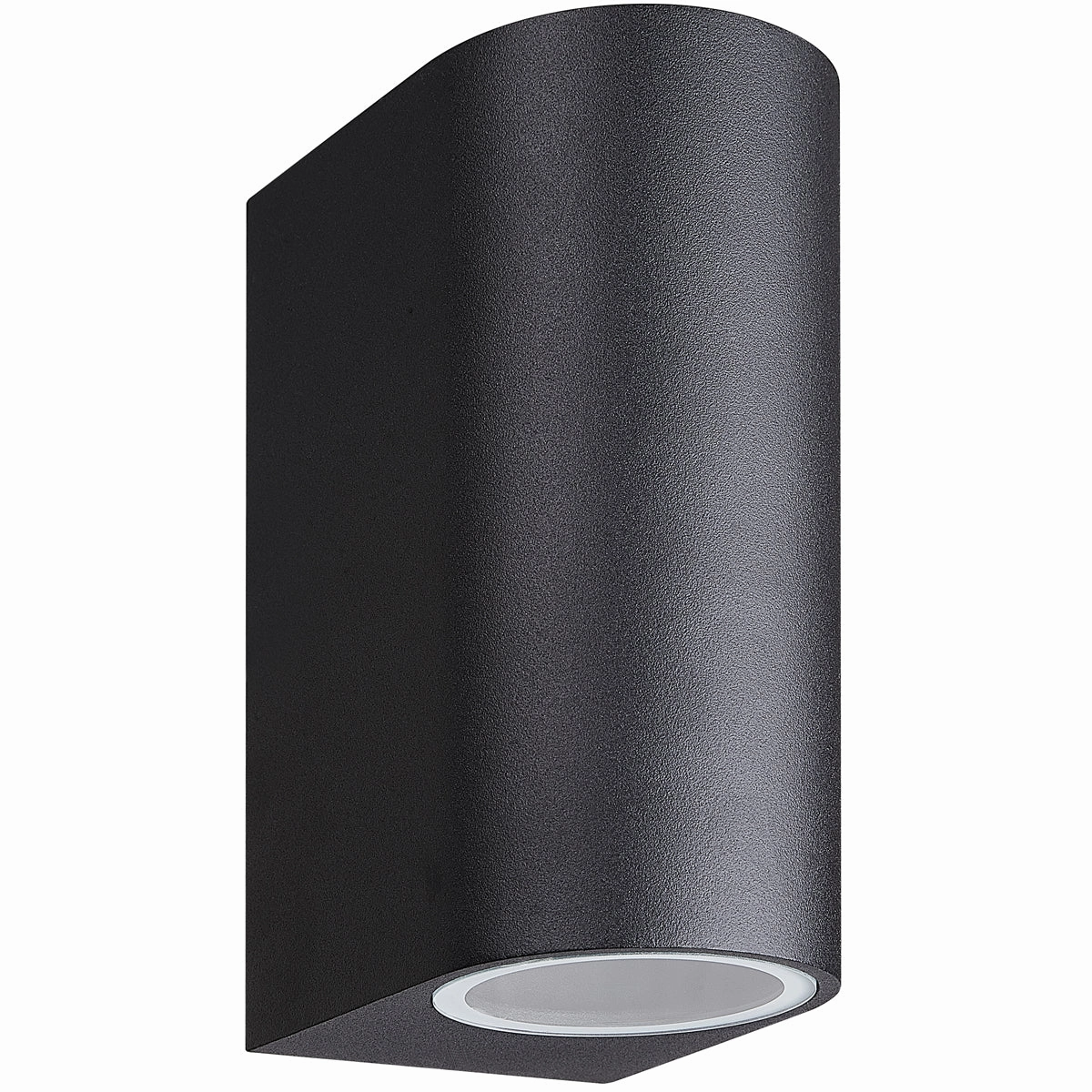 CGC EILEEN Black Outdoor Curved Double Spotlight Wall Light