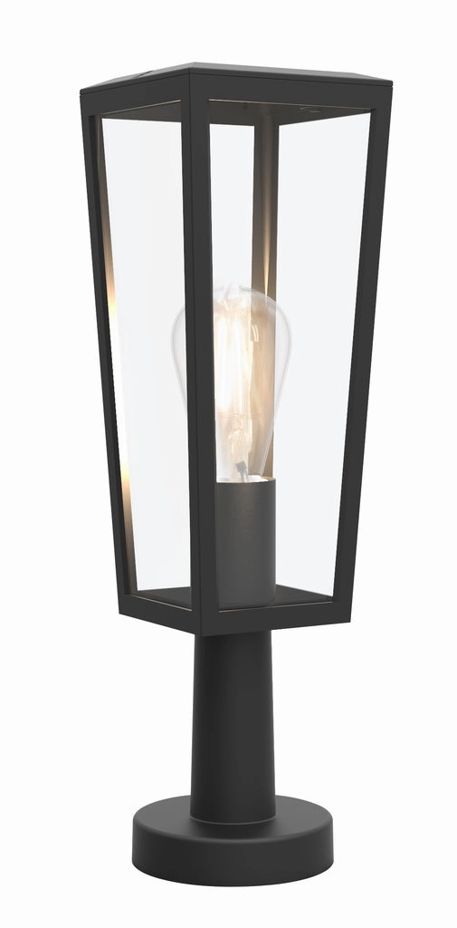 CGC FIR Small Modern Black Outdoor Post Light