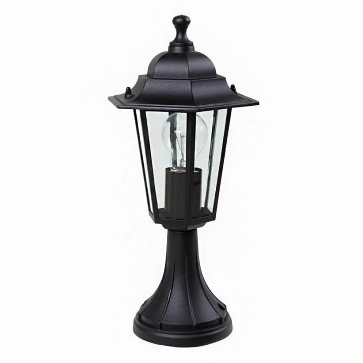 CGC JASMINE Black Small Coach Lantern Post Light