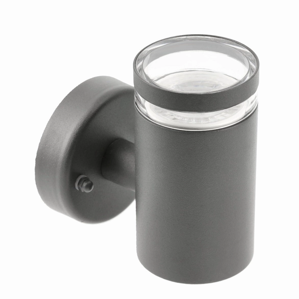 CGC JENNIFER Dark Grey Outdoor Single Spot Cylinder Wall Light