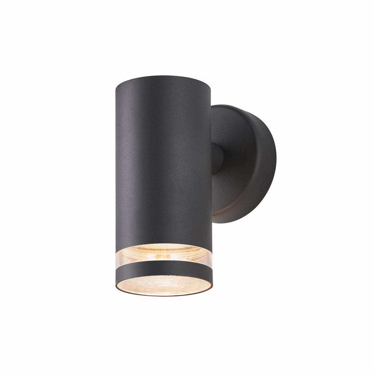 CGC JENNIFER Dark Grey Outdoor Single Spot Cylinder Wall Light
