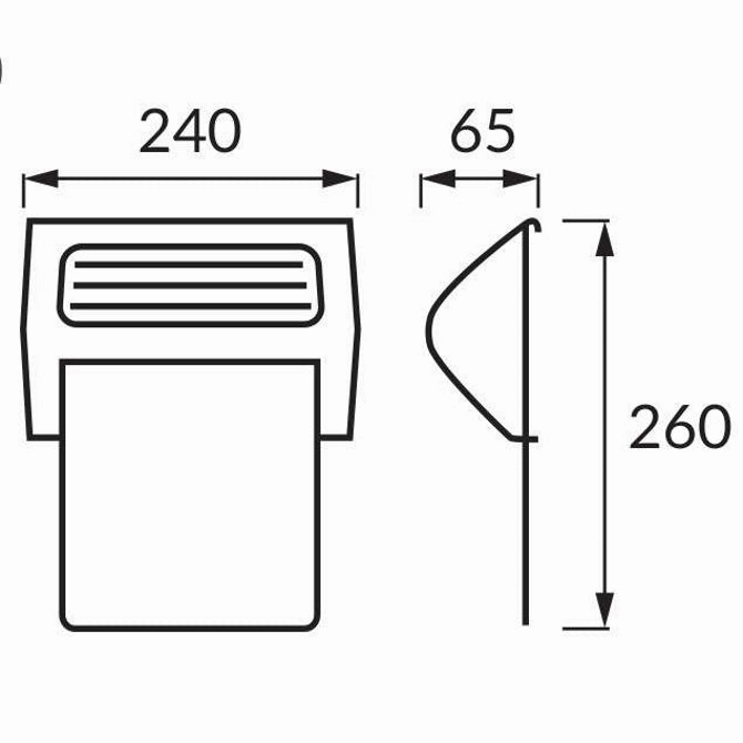 CGC JUNI Stainless Steel Solar Outdoor LED Wall Light With House Number