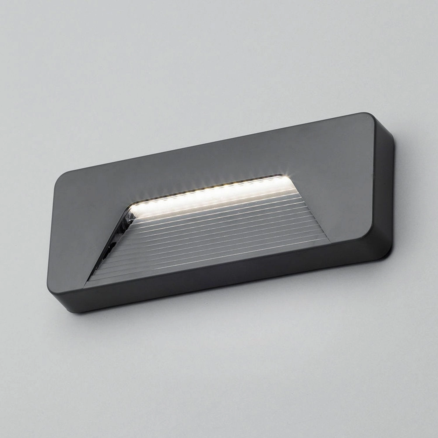 CGC KAMILA Dark Grey Eyelid Brick LED Surface LightOutdoor wall sconces with motion sensor