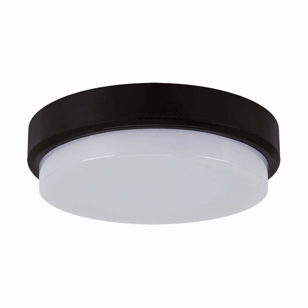 CGC KIKI Black Opal Round Outdoor Wall Or Ceiling Light Bulkhead 12W