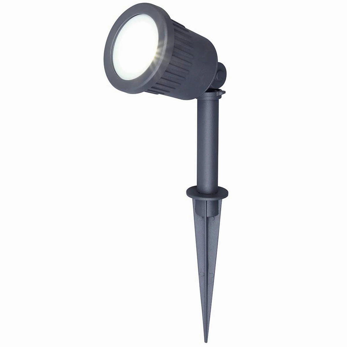 CGC LOGAN Dark Grey Outdoor Garden Spike LED Light