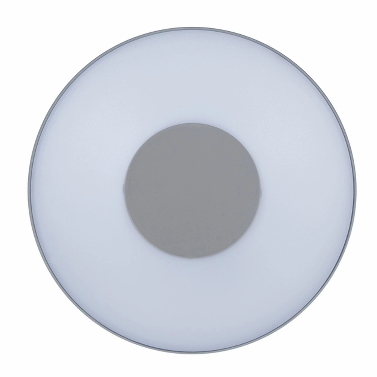 CGC LORA Matt Silver Small Round LED Wall Or Ceiling Light