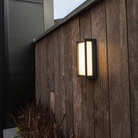 CGC MARLA Dark Grey Rectangular LED Wall LightOutdoor wall sconces with motion sensor