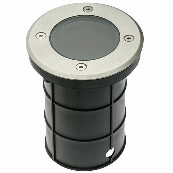 CGC MEADOW Four Round Large Stainless Steel Inground Or Decking Lights