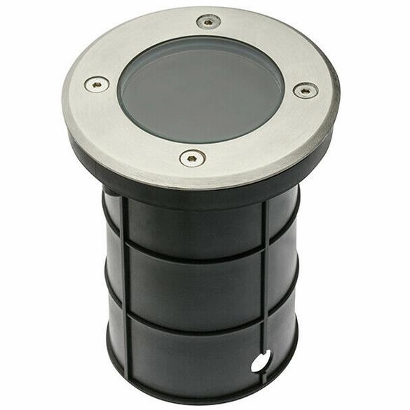 CGC MEADOW Round Large Single Stainless Steel Inground Or Decking Lights