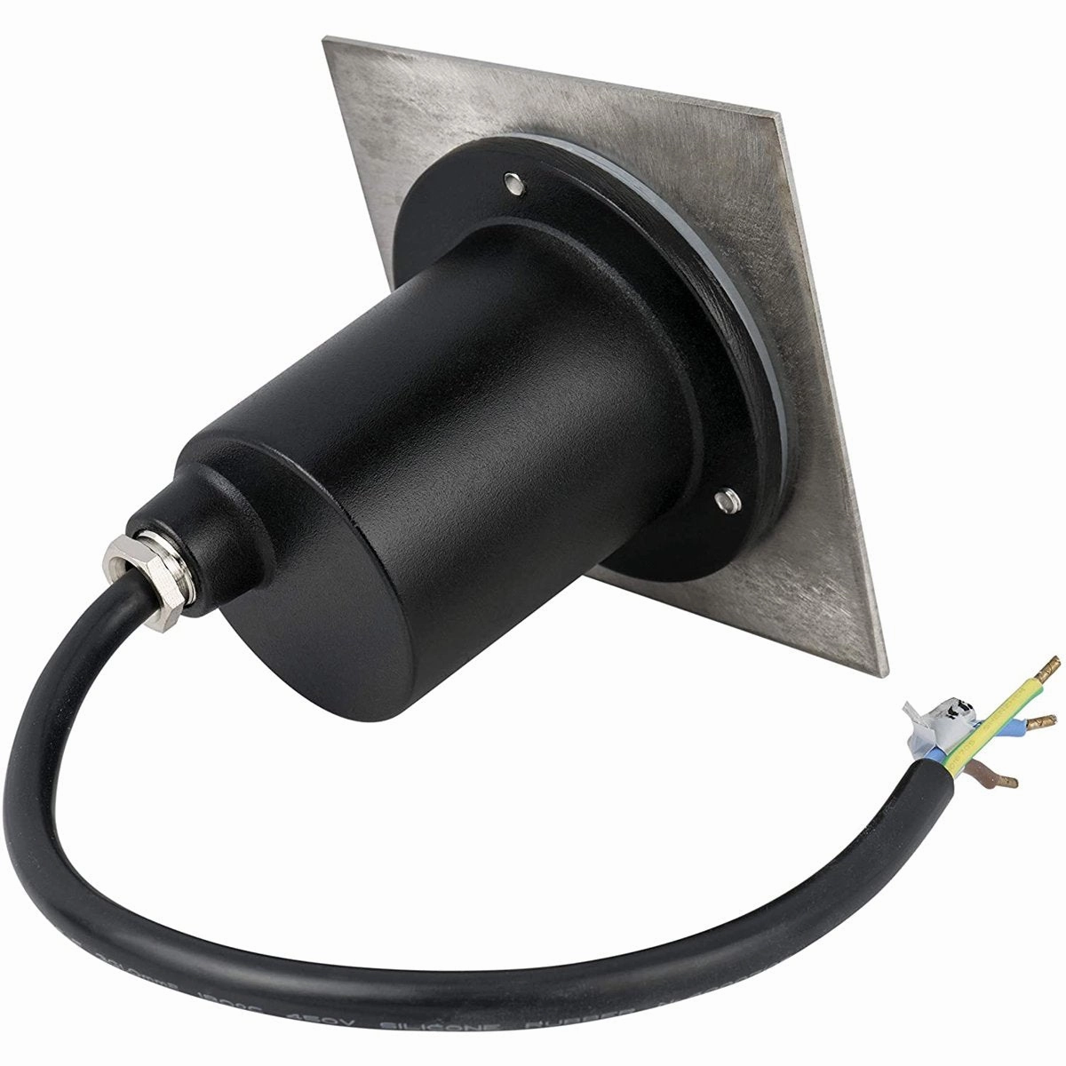 CGC MYAH Two Square Small With Bulbs Stainless Steel Inground Or Decking Lights