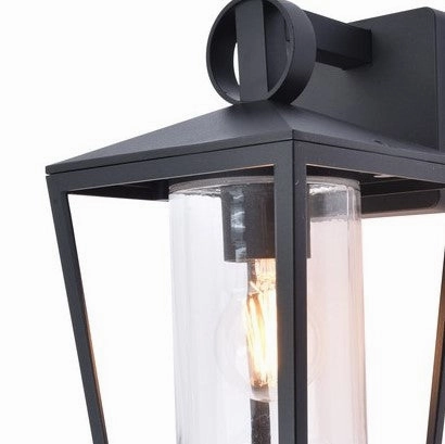 CGC MYLA Black Modern Outdoor Wall Light Lantern