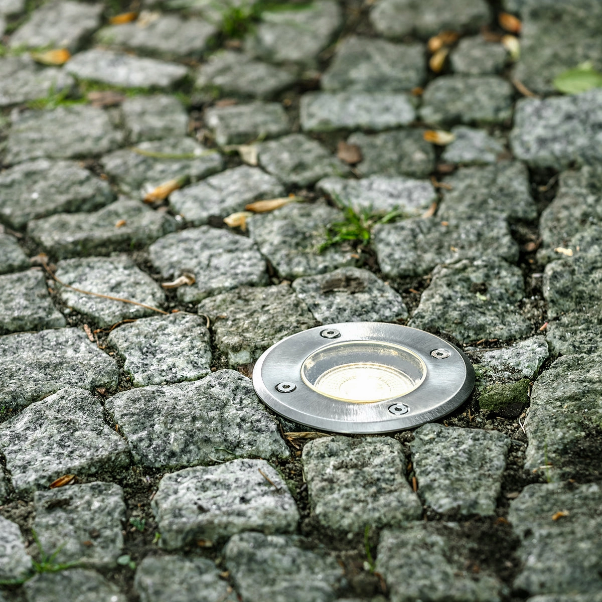 CGC NOLA Round Small Single Stainless Steel Inground Or Decking LightsMotion activated driveway security lights