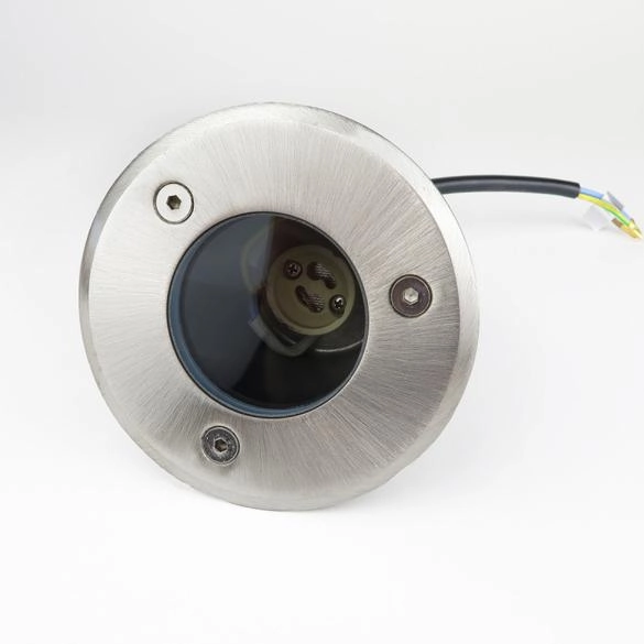 CGC NOLA Two Round Small Stainless Steel Inground Or Decking Lights