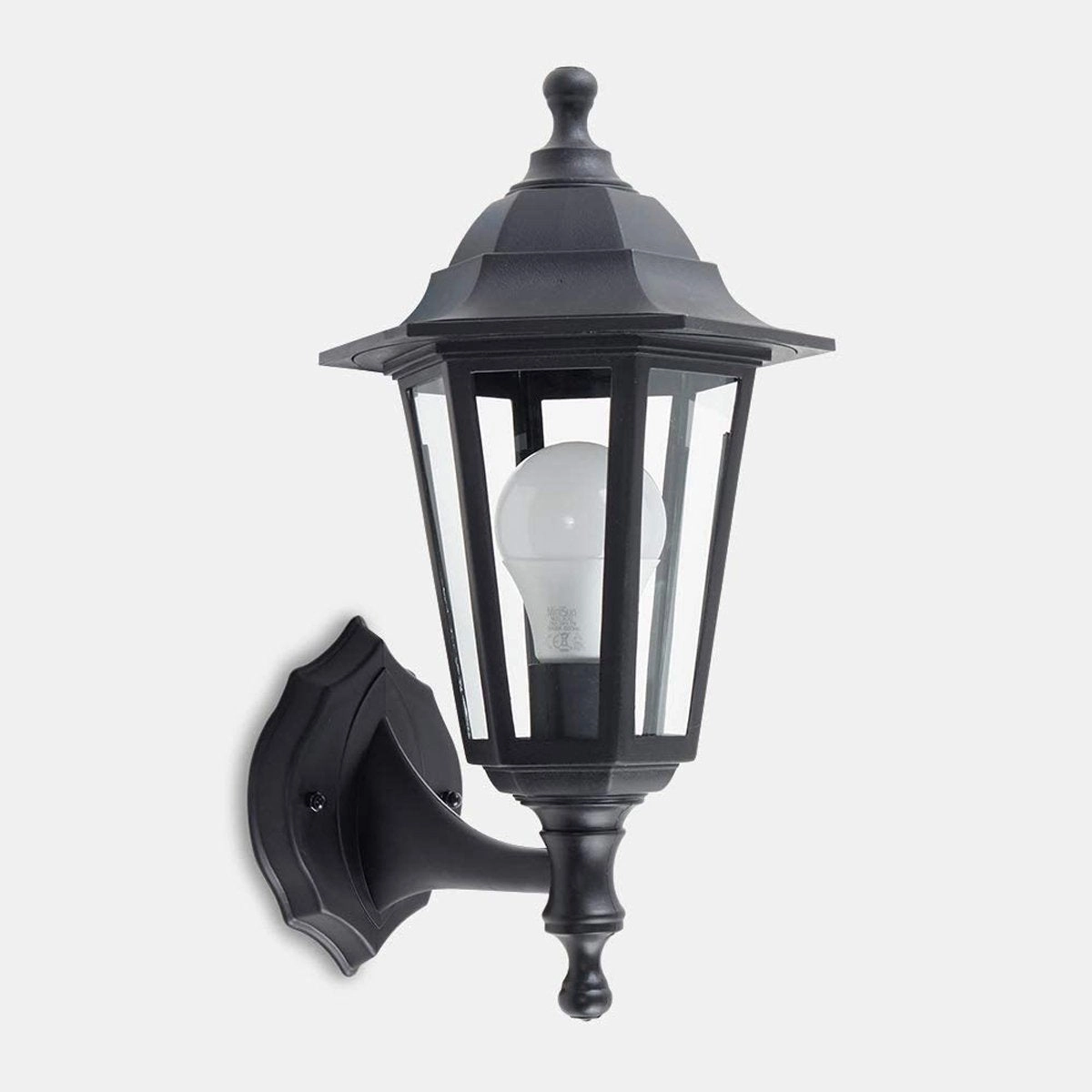 CGC ORLA Black Traditional Style Wall Lantern
