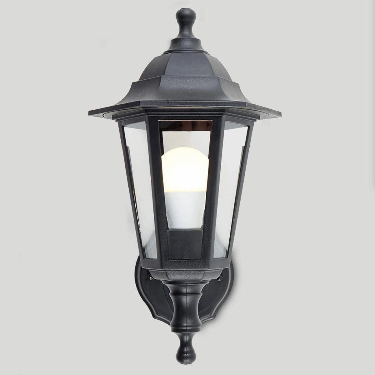 CGC ORLA Black Traditional Style Wall Lantern