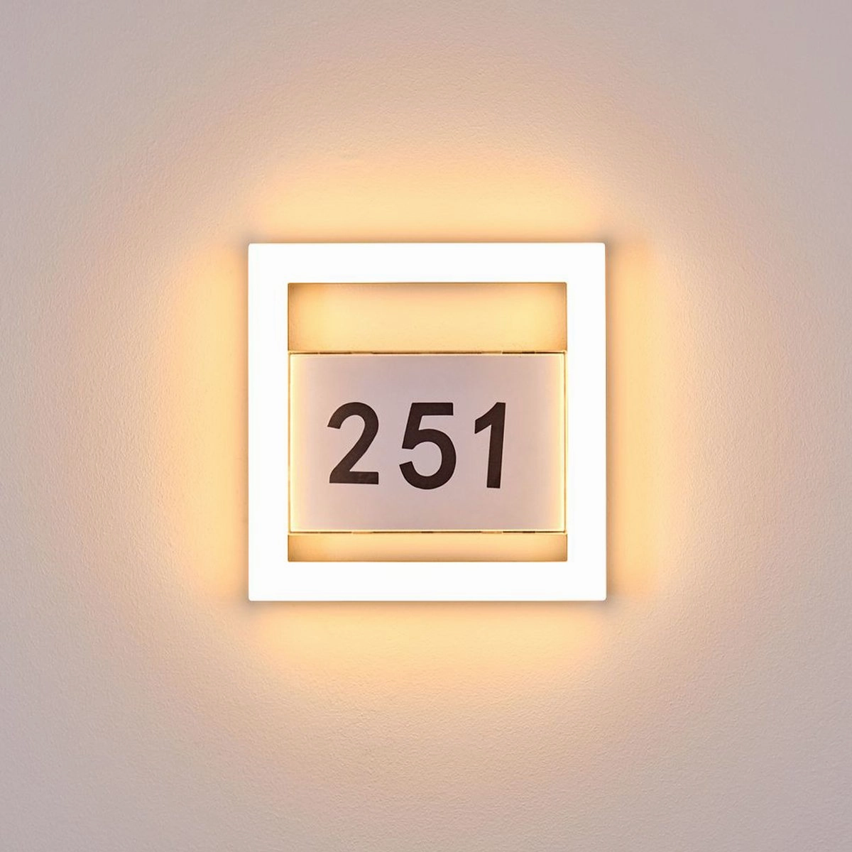 CGC PAMELA Halo Style House Number LED LightWeatherproof outdoor lighting