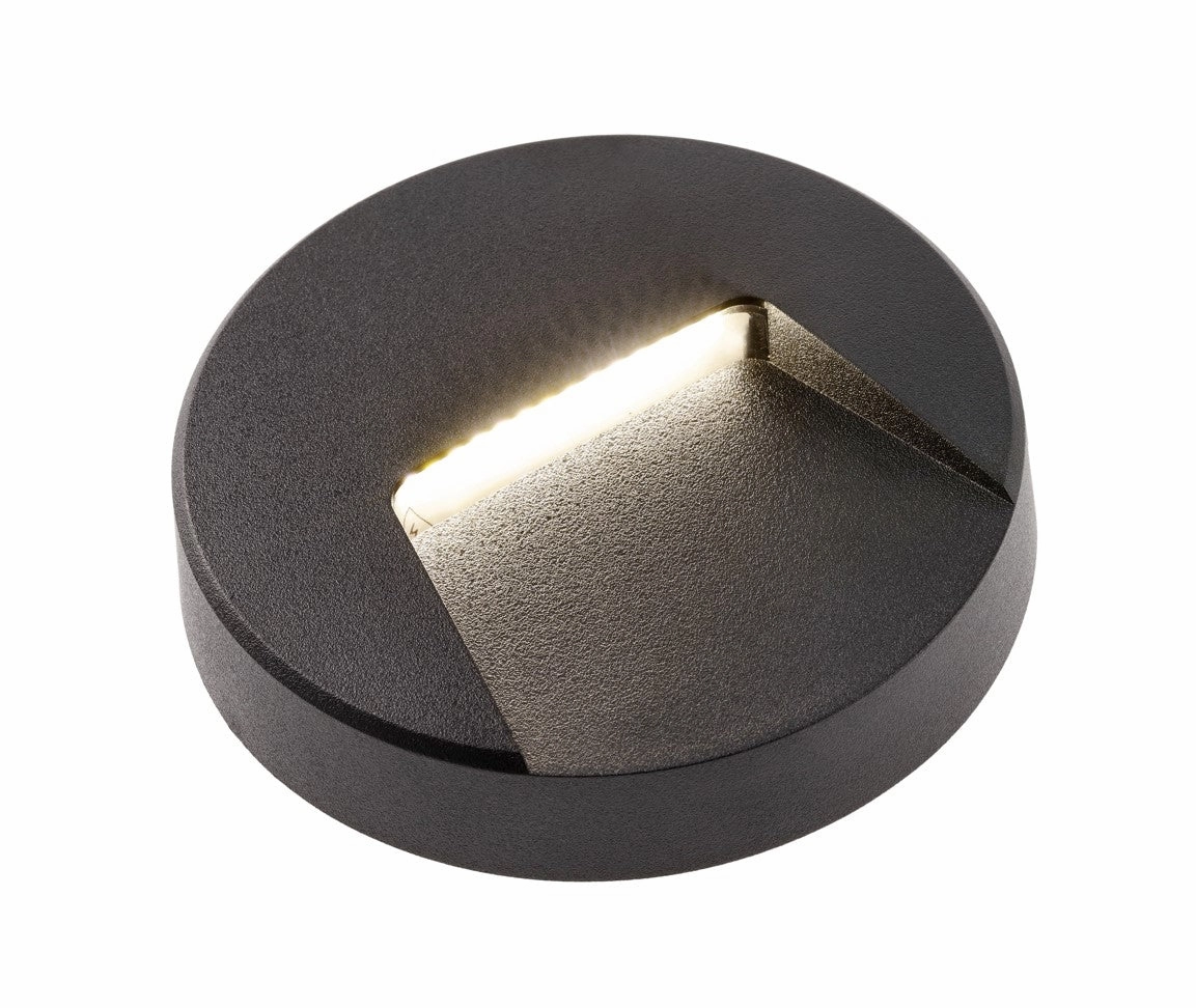 CGC PRIMROSE Black LED Round Outdoor Down Light