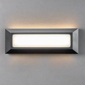 CGC REBECCA Dark Grey Slim LED Outdoor Rectangle Brick LightOutdoor wall sconces with motion sensor