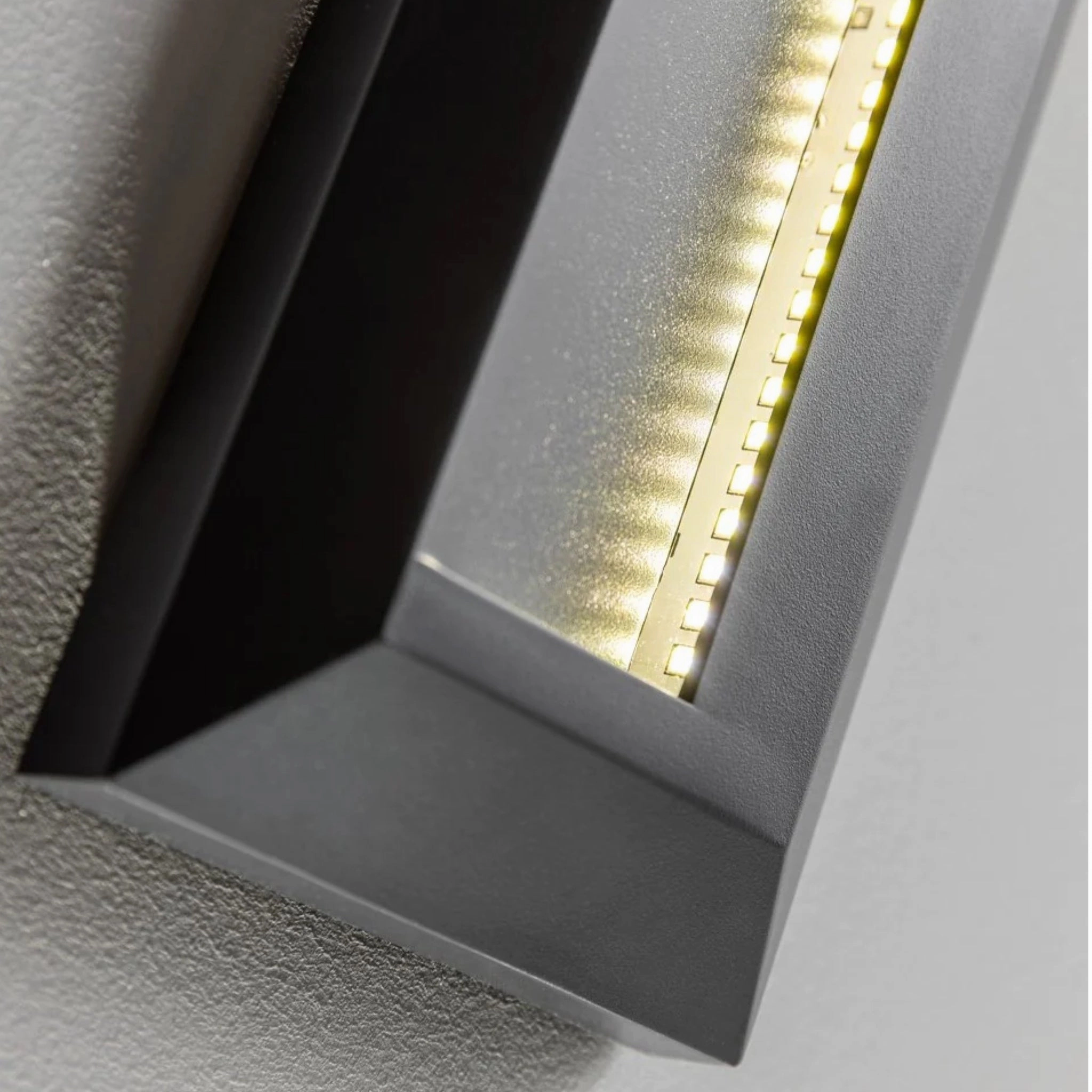 CGC REBECCA LED Dark Grey Slim Rectangle Brick Light