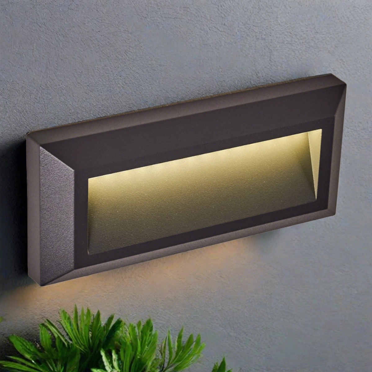CGC REBECCA LED Dark Grey Slim Rectangle Brick Light