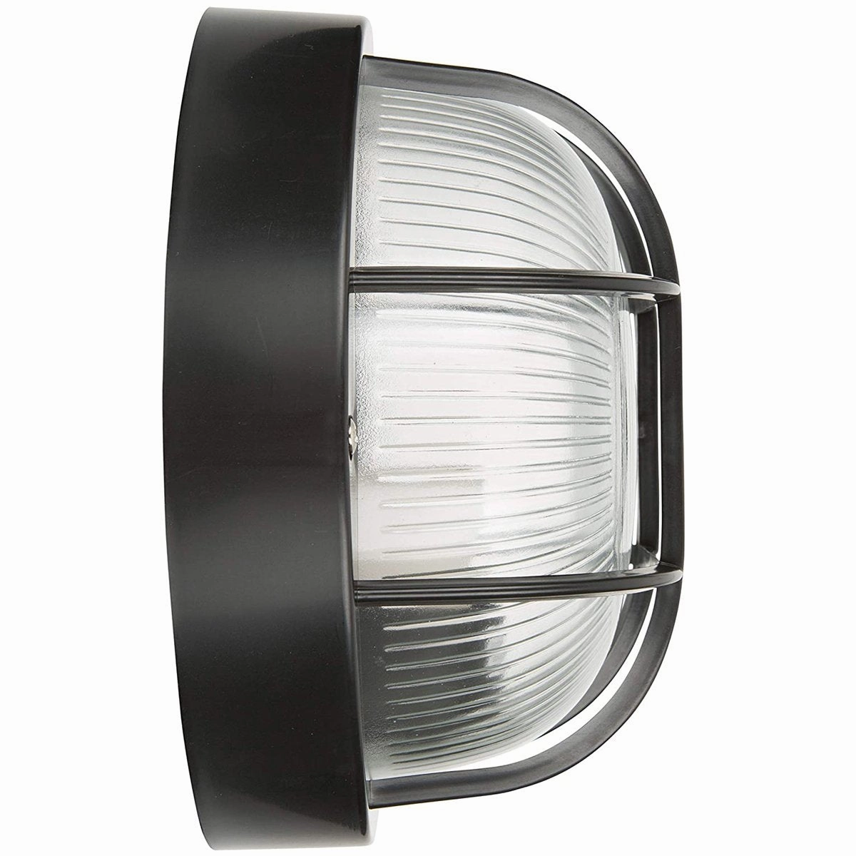 CGC RONNIE Black Cage Round Bulkhead Light