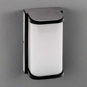 CGC ROX Black Outdoor LED Wall Light with Opal Diffuser IP65 10WWeatherproof outdoor lighting