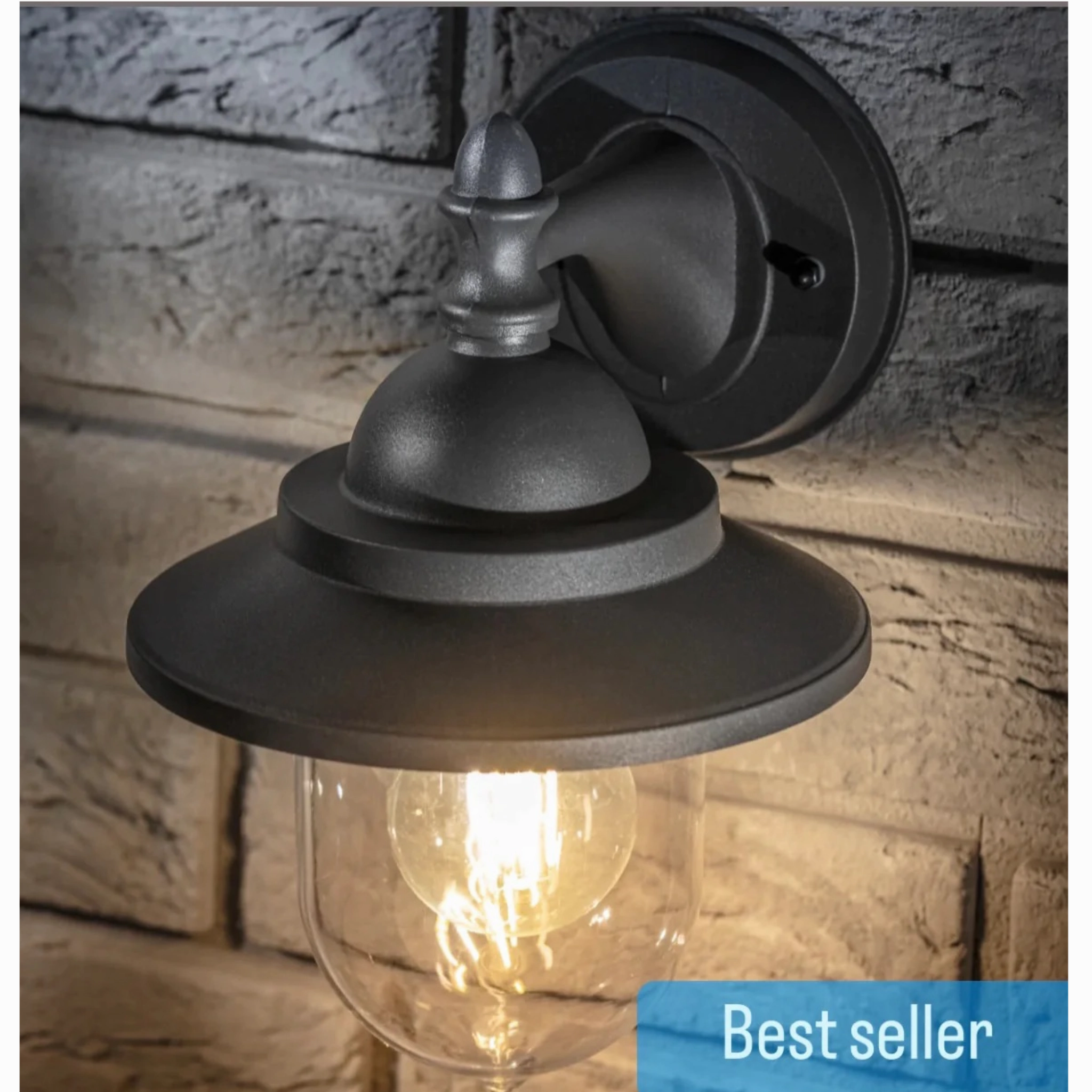 CGC RYDER Dark Grey Fisherman Lantern LightMotion activated driveway security lights