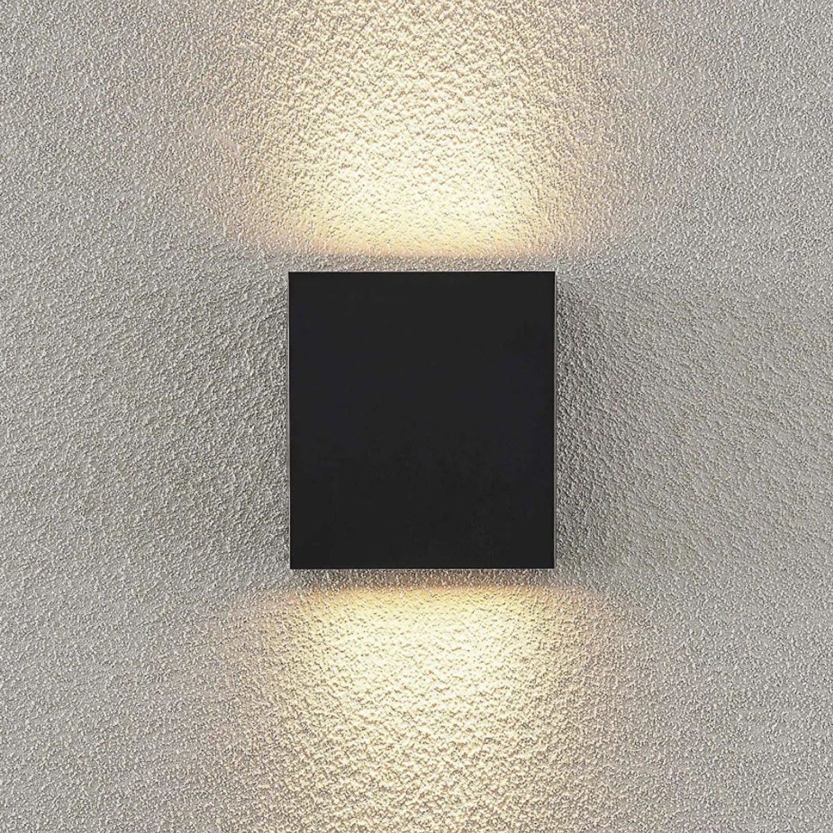 CGC SIAN Dark Grey Rectangle Outdoor LED Wall Light