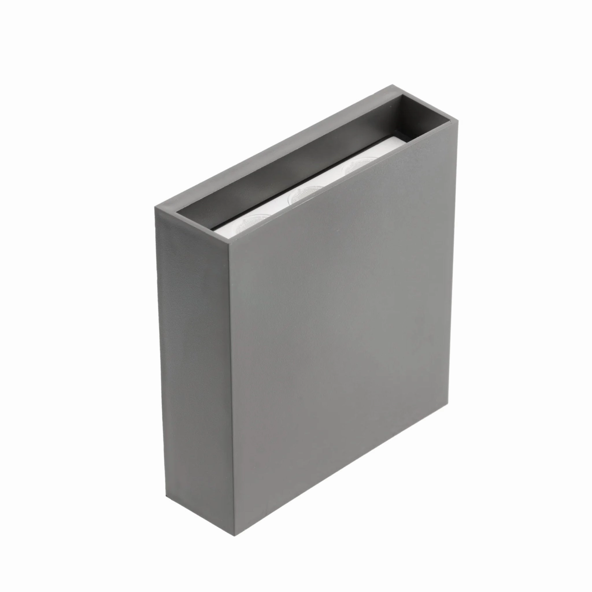 CGC SIAN Dark Grey Rectangle Outdoor LED Wall Light