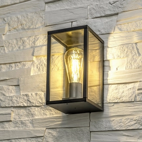 CGC SIENNA Black Outdoor Lantern LightMotion activated driveway security lights