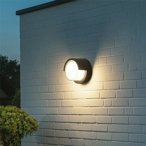 CGC SOPHIA Black & White Round LED Wall Or Ceiling LightMotion activated driveway security lights