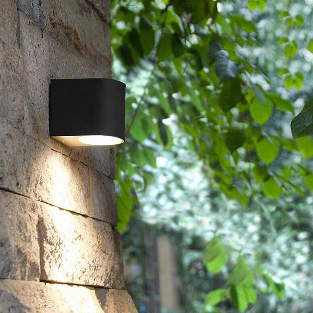 CGC TIAGO Black Small Curved Single SpotlightOutdoor wall sconces with motion sensor