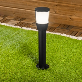 CGC TORO Black 0.8m Outdoor Post LightMotion activated driveway security lights