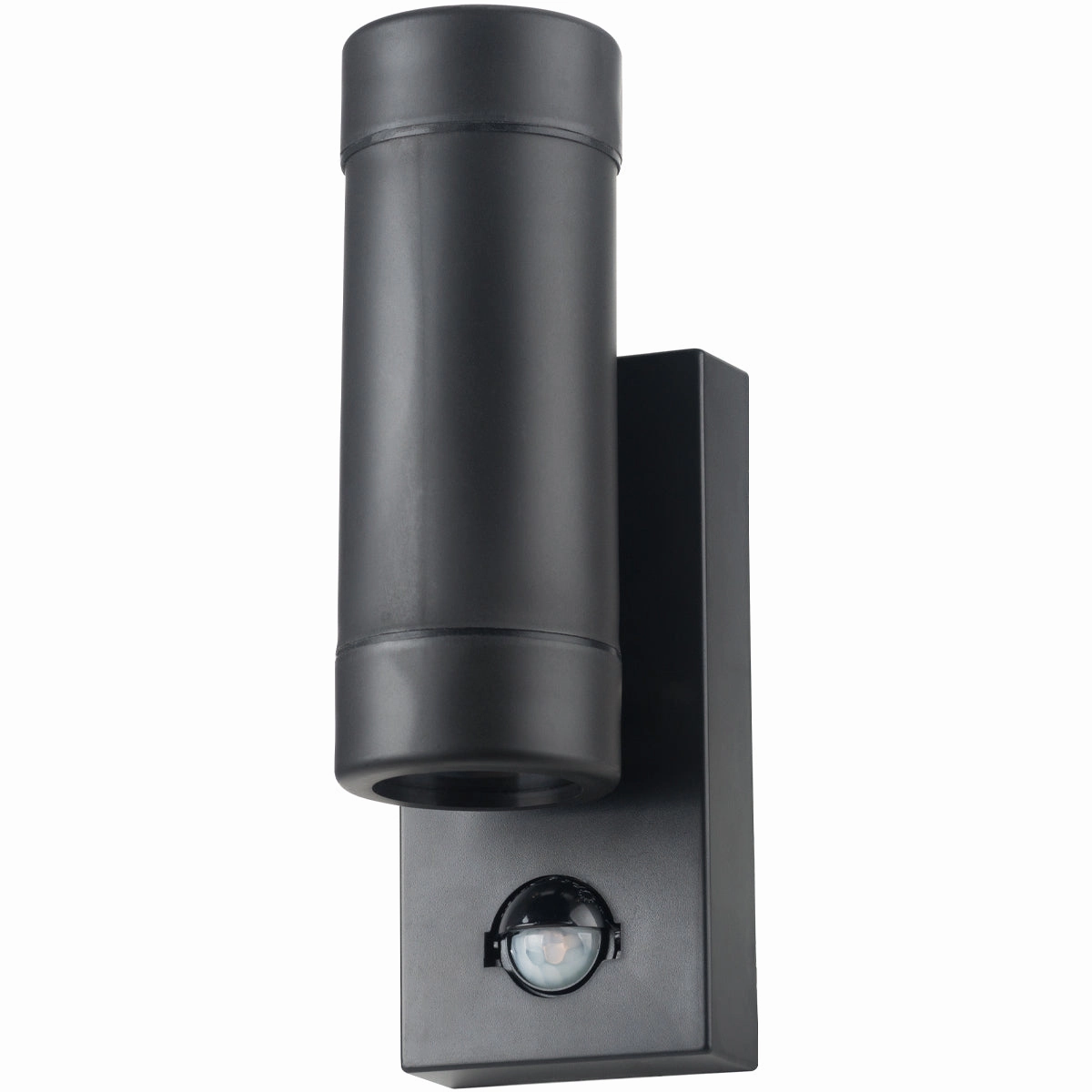 CGC VALENTINE Black Outdoor Double Wall Light With Motion Sensor