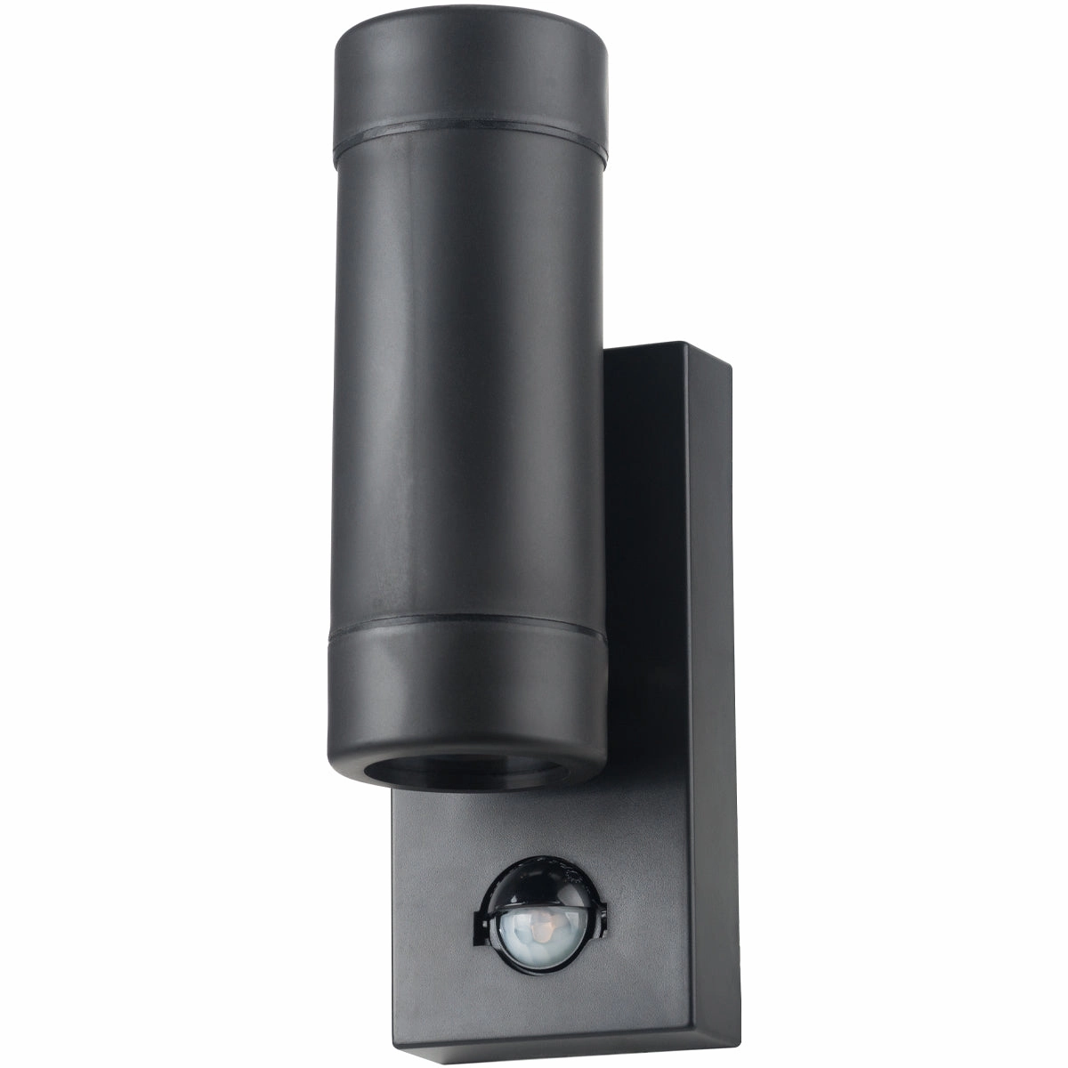 CGC VALENTINE Black Outdoor Double Wall Light With Motion Sensor