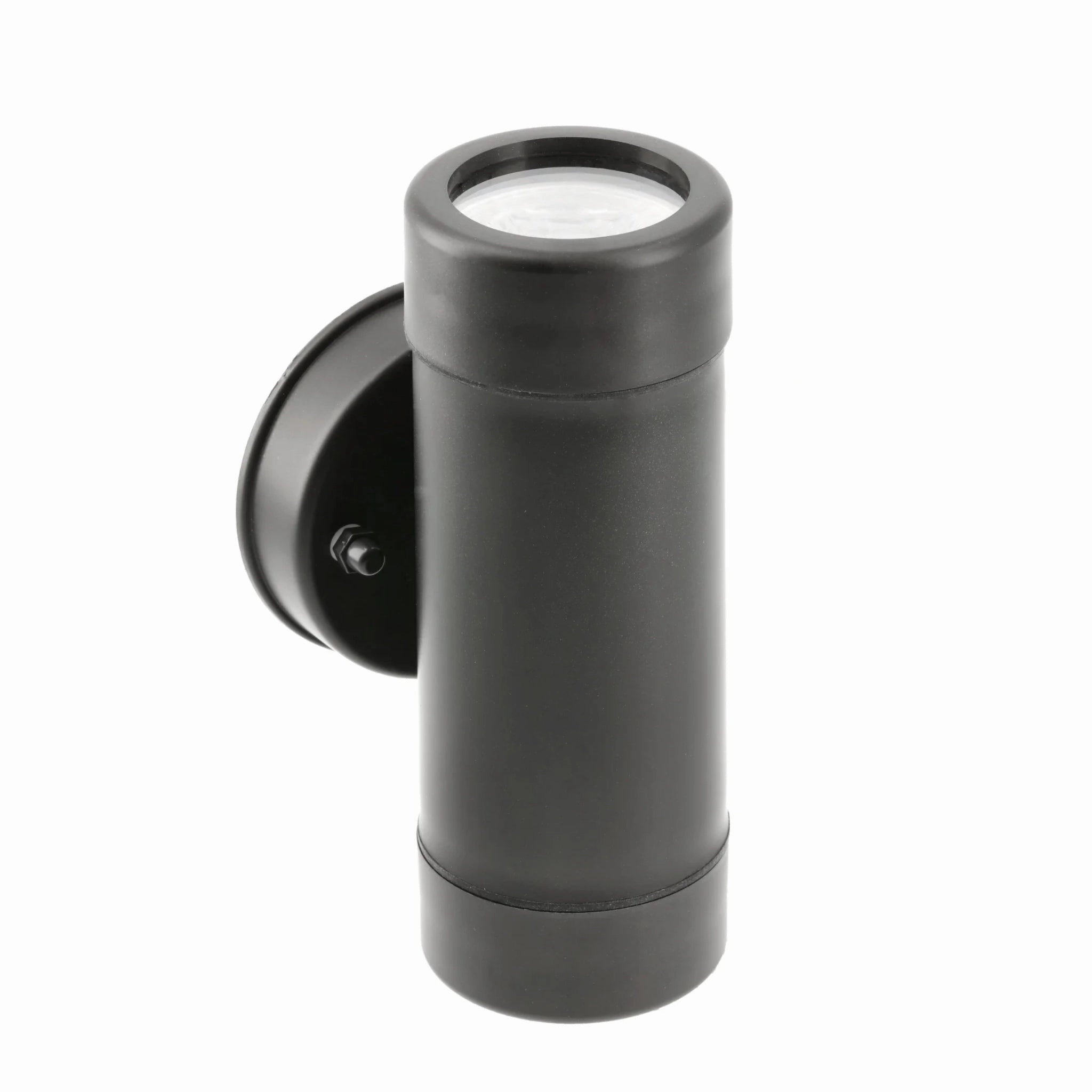 CGC VALENTINE Black Outdoor Up and Down Cylinder Spotlight