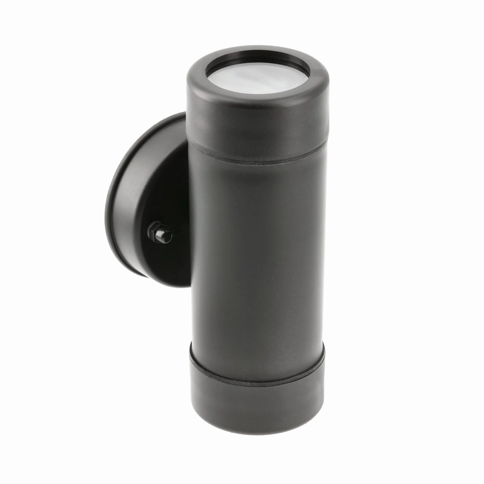 CGC VALENTINE Black Outdoor Up and Down Cylinder Spotlight