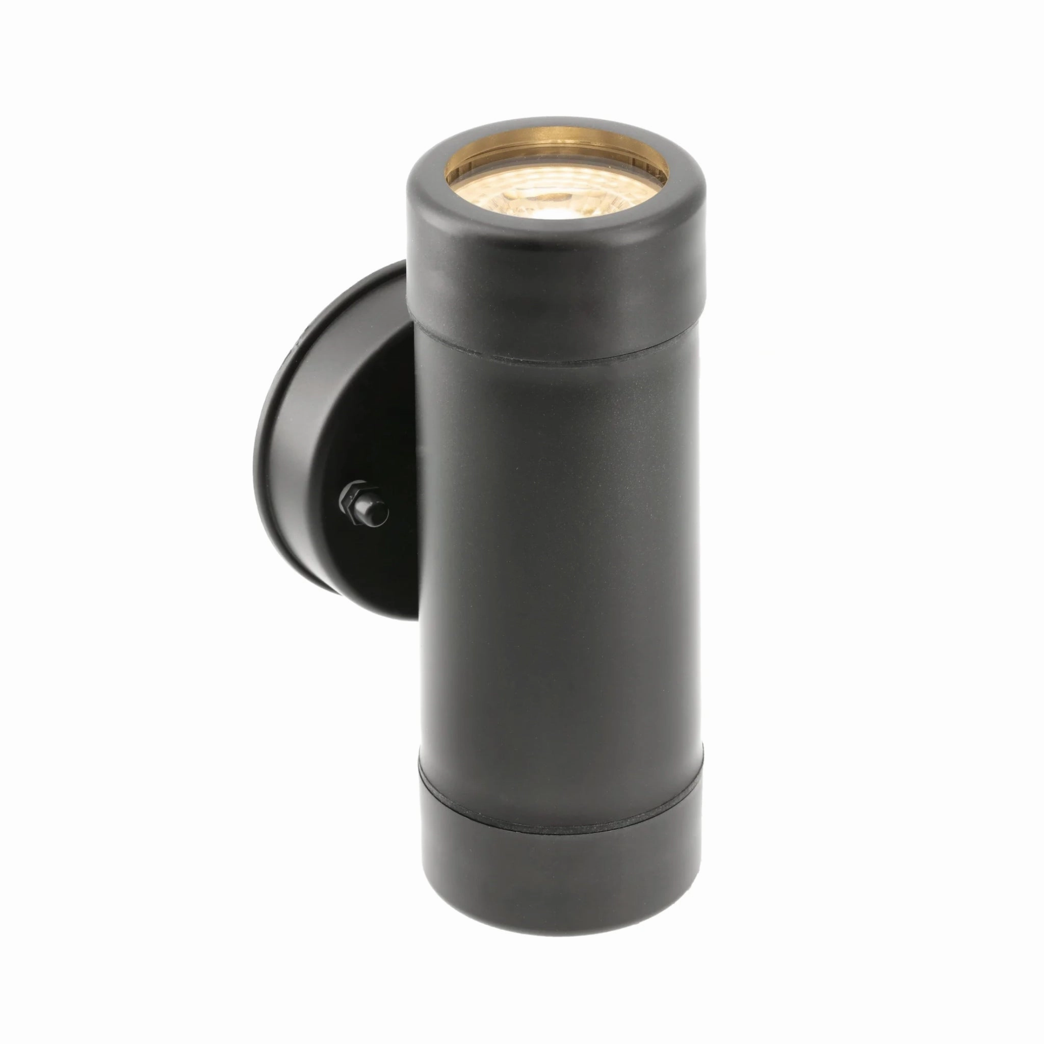 CGC VALENTINE Black Outdoor Up and Down Cylinder Spotlight