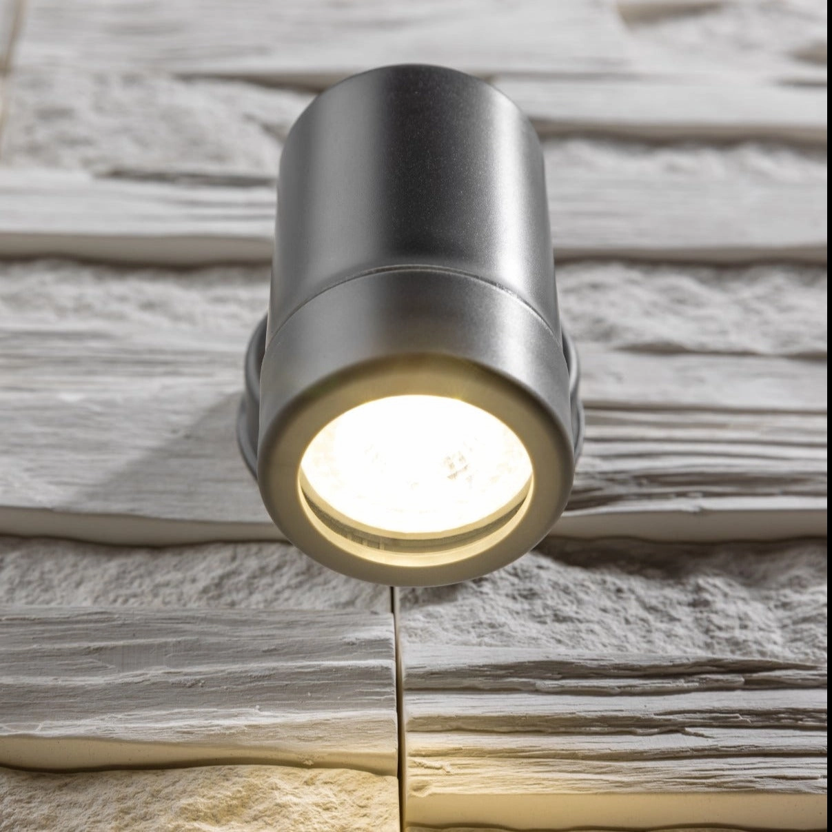 CGC VALENTINE Dark Grey Outdoor Single Spot Cylinder Wall Light