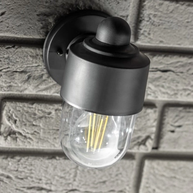 CGC VERONICA Black Cylinder Modern Outdoor Light