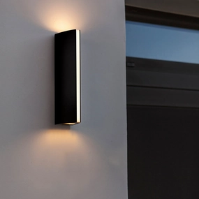 CGC WENDY Dark Grey Geometric LED Wall LightMotion activated driveway security lights
