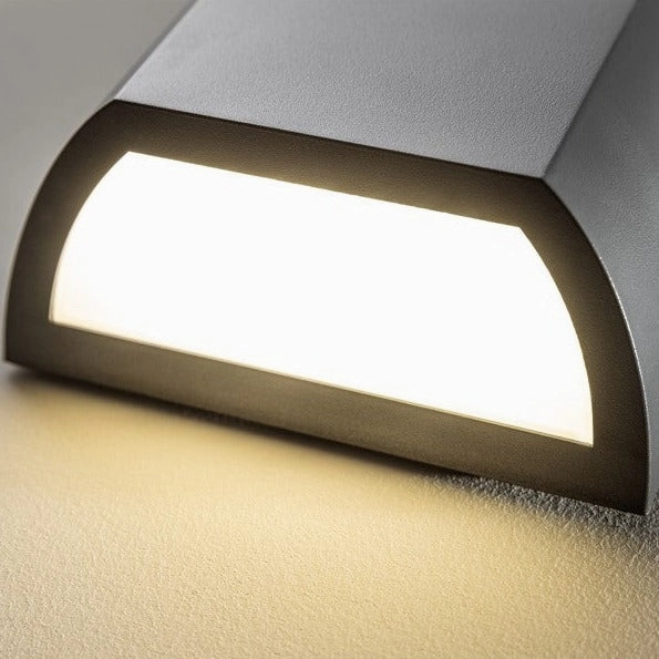 CGC WILMA Dark Grey Rectangular Outdoor LED Wall Light