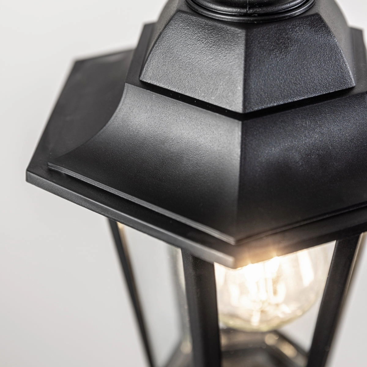 CGC YASMIN Black Outdoor Traditional Lantern Style Hanging Light