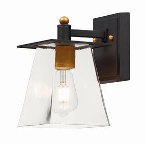 Chalet LED Outdoor Wall Sconce Bronze / GoldOutdoor wall sconces with motion sensor