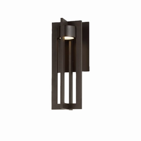 Chamber LED Wall Light BronzeOutdoor wall sconces with motion sensor
