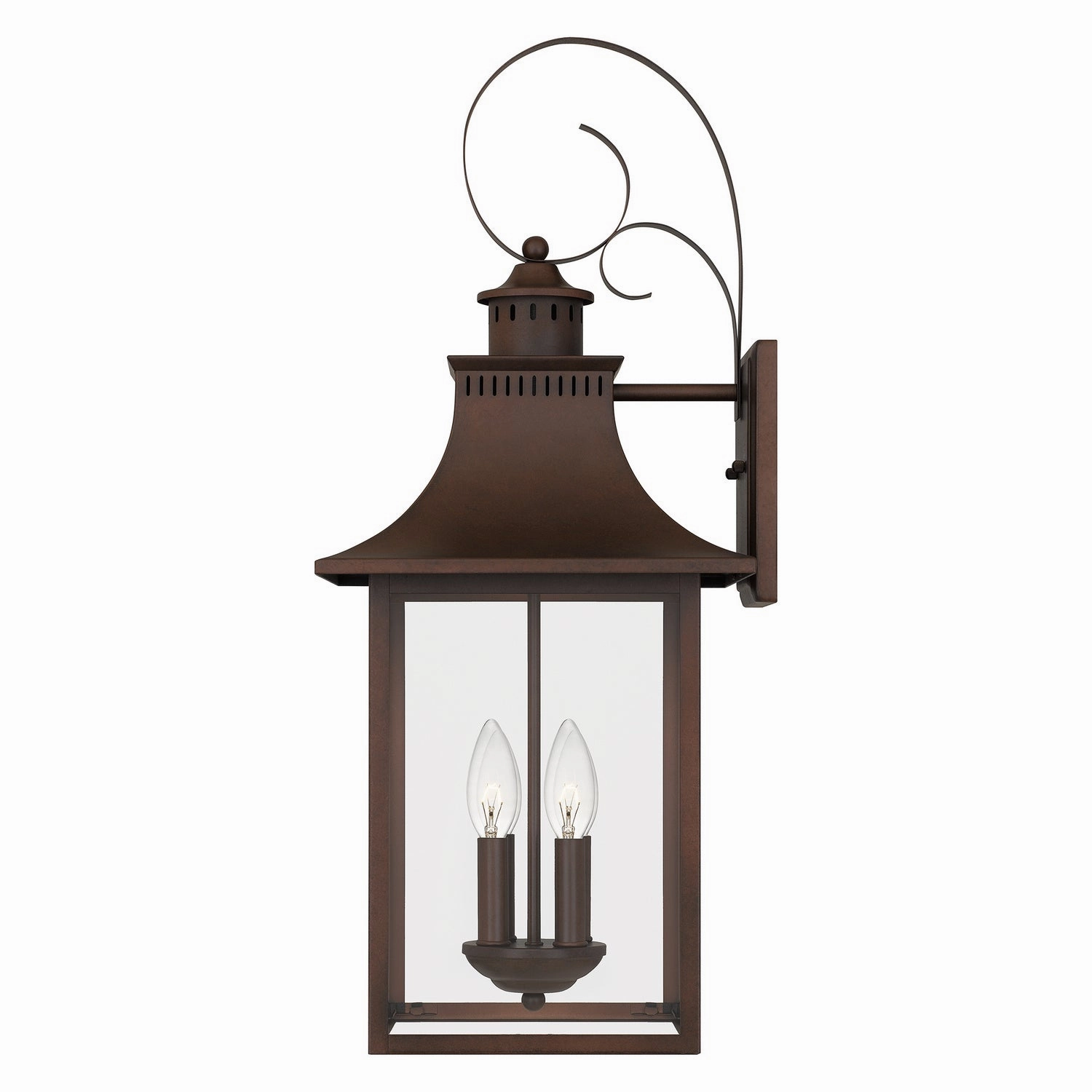 Chancellor Four Light Outdoor Wall Lantern Copper Bronze